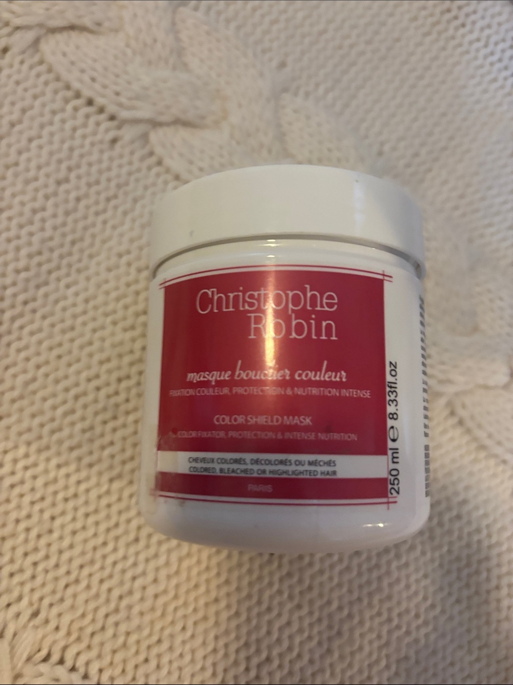 Christophe Robin Color Shield Mask - Pink (Color Protection Hair Mask)
